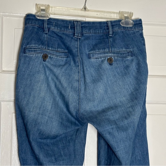 Anthropologie Pilcro & the Letterpress Mid-Wash Straight Blue Jeans Women 26 - Picture 5 of 7